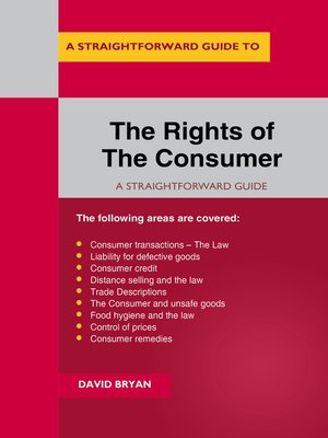 cover image of The Rights of the Consumer